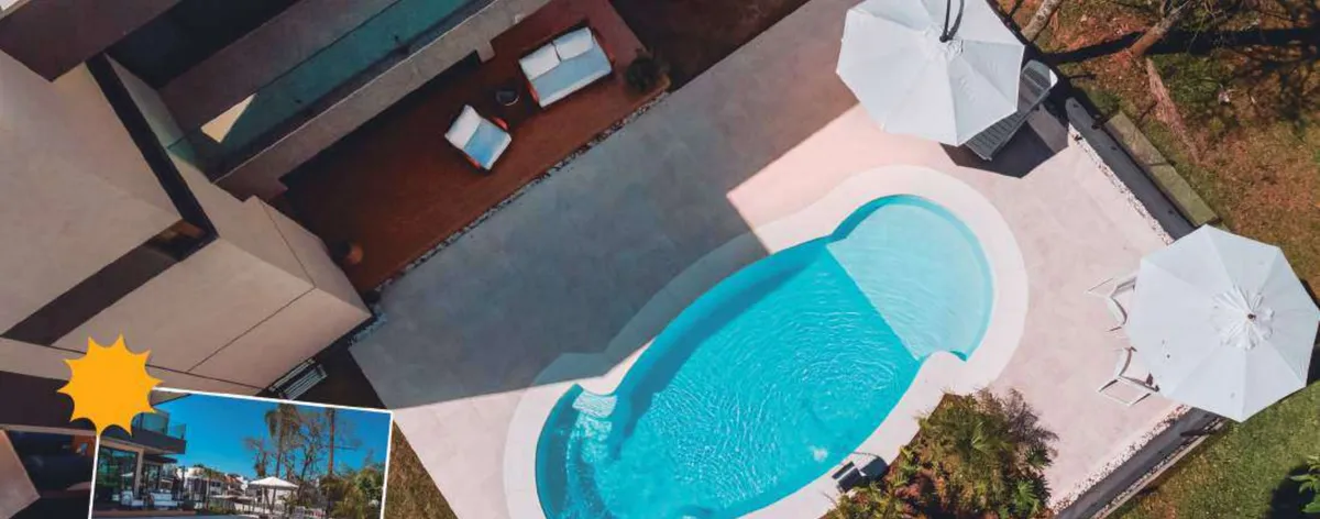 Capri fiberglass pool installed by Ford Concrete in Kansas City